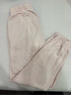Brandy Melville Light Pink Elastic Waist Jogger Pants